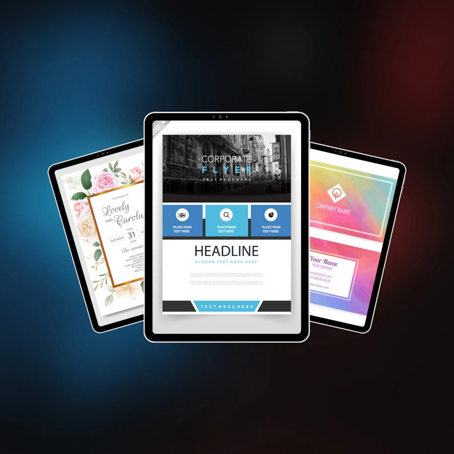 7,200+ Brochures, business cards & flyers templates