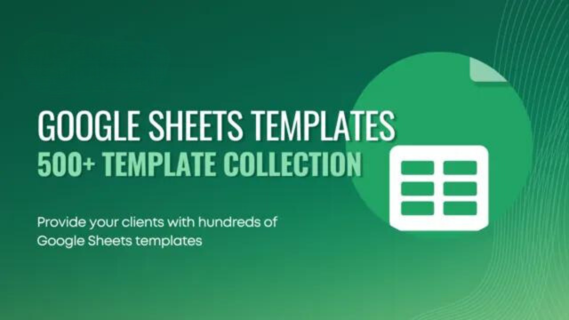 Google Sheets Template Collection