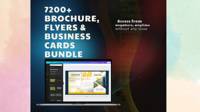 7,200+ Brochures, business cards & flyers templates