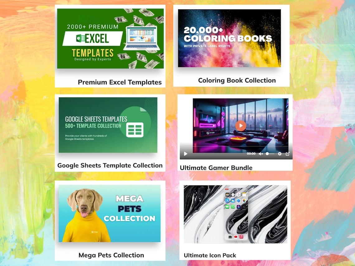 All-In-One Ascend Complete Digital Product Bundle: Graphics, PowerPoint, Courses, Templates, Mockups, STL and More | Full PLR/MRR License