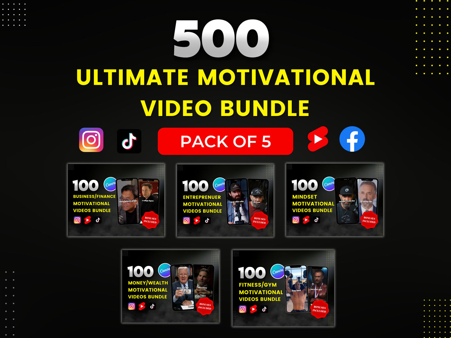 500+ Social media video reels